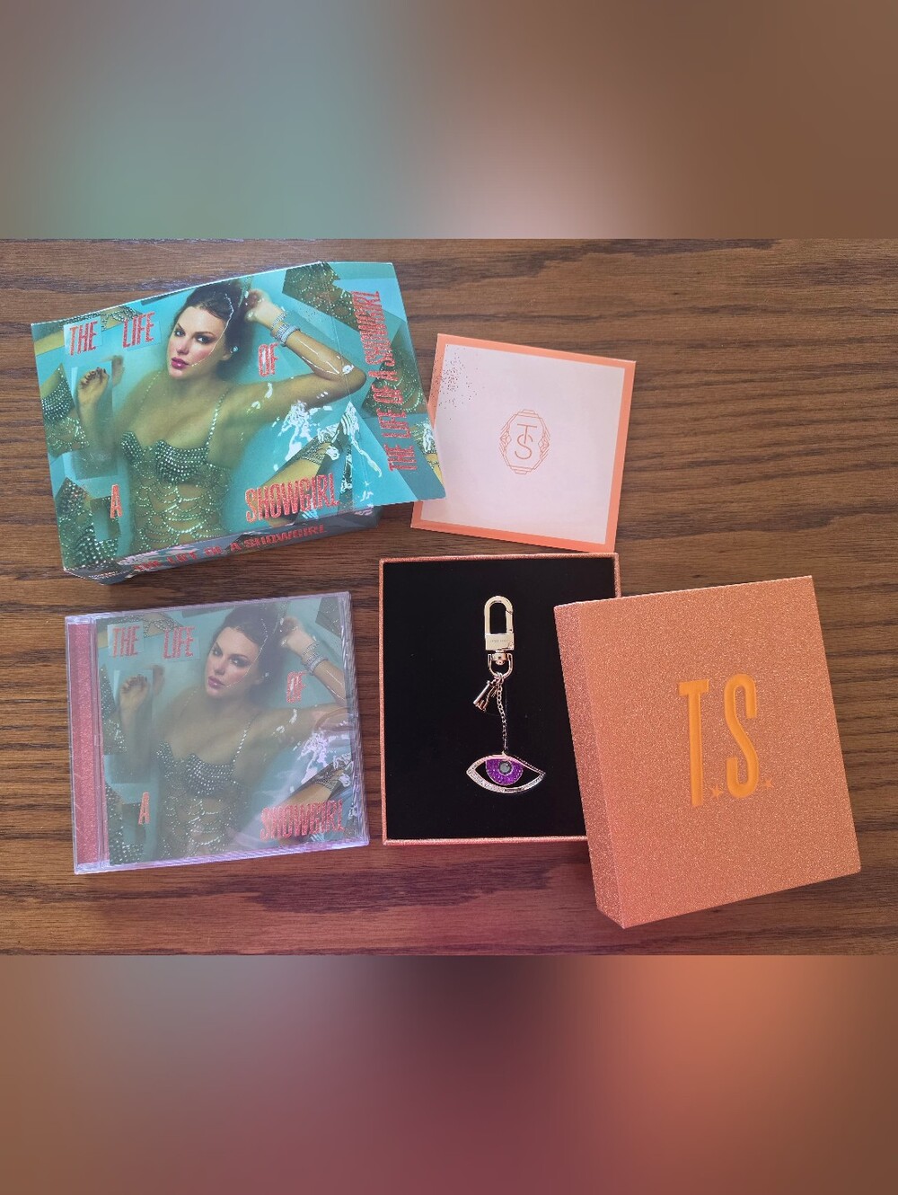 Taylor Swift Purple Eye Charm Keychain - Branded Accessory